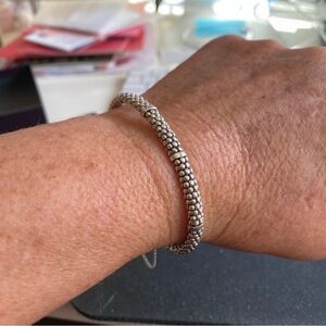 LAGOS Sterling Silver Woven Bead Bracelet